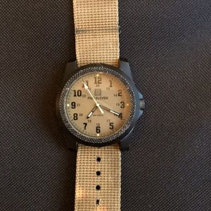 Tan five eleven watch